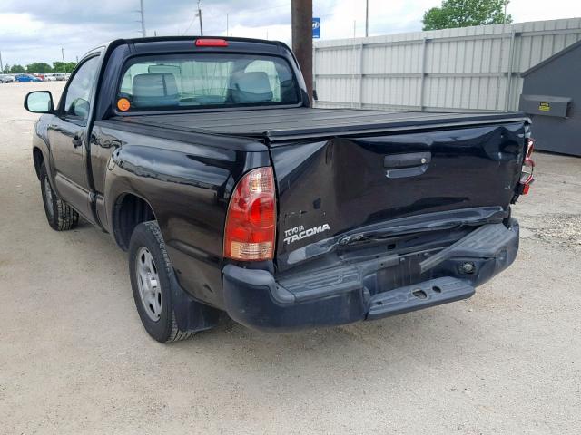 5TFNX4CN6DX028320 - 2013 TOYOTA TACOMA BLACK photo 3