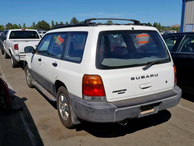 JF1SF6356WH770866 - 1998 SUBARU FORESTER L WHITE photo 3