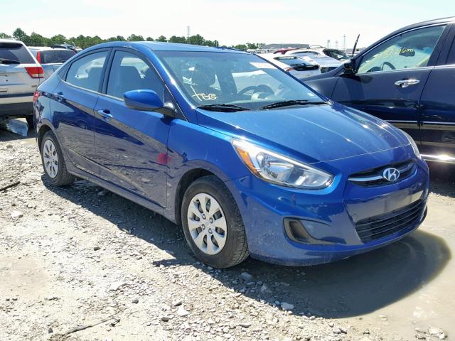 KMHCT4AE5GU062501 - 2016 HYUNDAI ACCENT SE BLUE photo 1