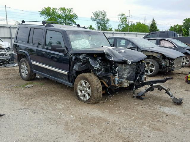 1J8HG58P37C679177 - 2007 JEEP COMMANDER BLACK photo 1