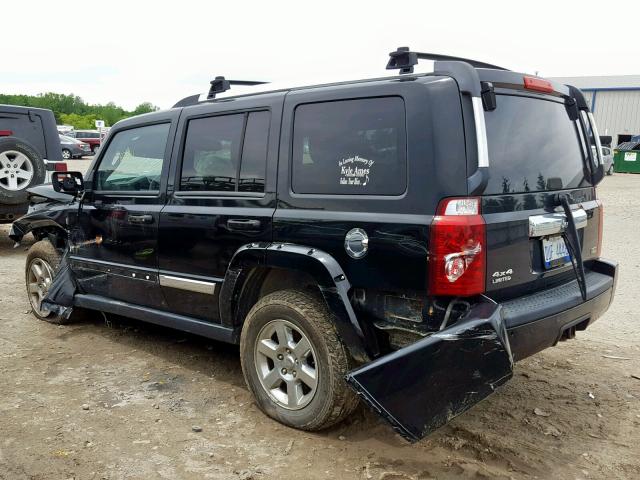 1J8HG58P37C679177 - 2007 JEEP COMMANDER BLACK photo 3