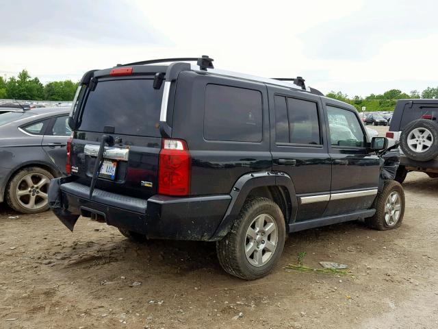 1J8HG58P37C679177 - 2007 JEEP COMMANDER BLACK photo 4