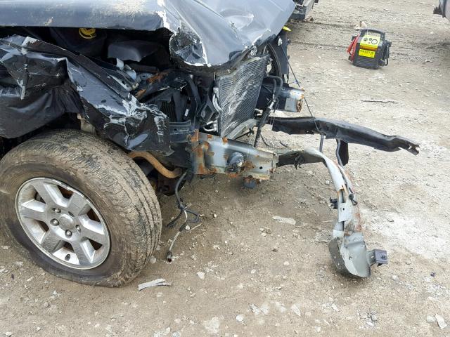 1J8HG58P37C679177 - 2007 JEEP COMMANDER BLACK photo 9