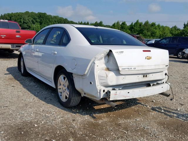 2G1WB5E35G1181351 - 2016 CHEVROLET IMPALA LIM WHITE photo 3