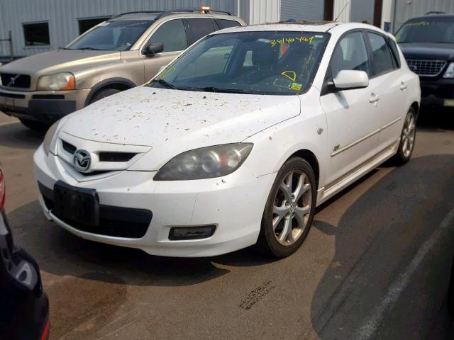 JM1BK344871741518 - 2007 MAZDA 3 HATCHBAC WHITE photo 2