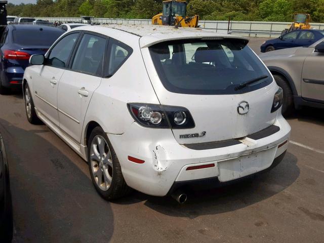 JM1BK344871741518 - 2007 MAZDA 3 HATCHBAC WHITE photo 3