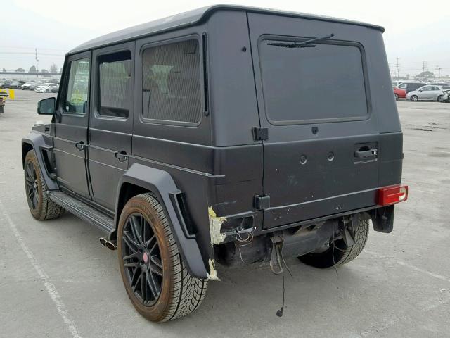 WDCYR49E23X137140 - 2003 MERCEDES-BENZ G 500 BLACK photo 3