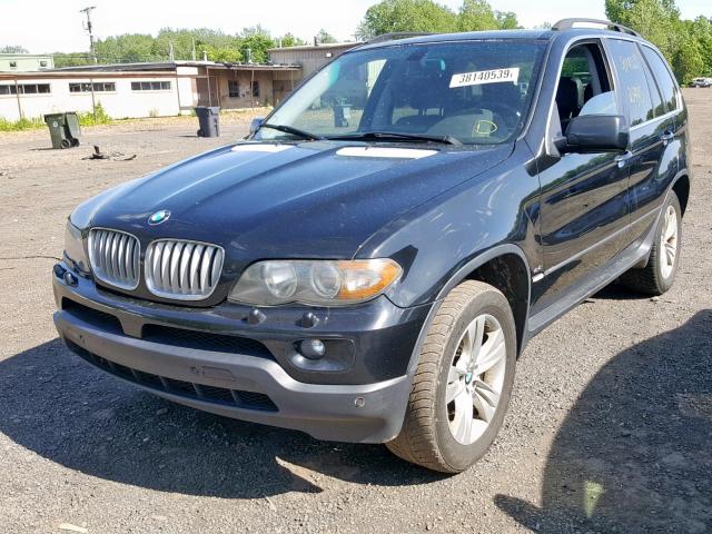 5UXFB53586LV28545 - 2006 BMW X5 4.4I BLACK photo 2