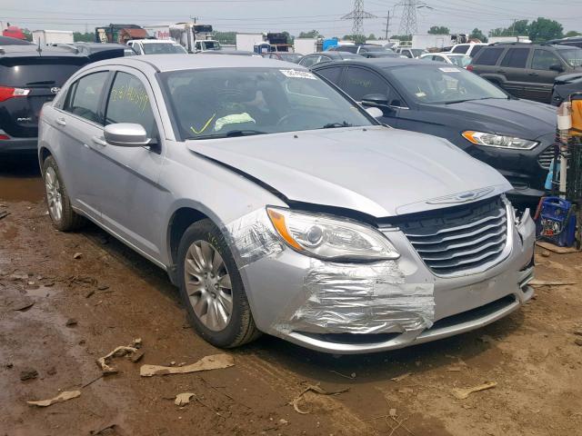 1C3BC4FB5BN576399 - 2011 CHRYSLER 200 LX SILVER photo 1