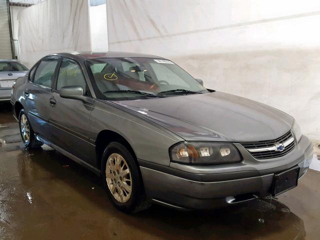 2G1WF52E249447710 - 2004 CHEVROLET IMPALA GRAY photo 1