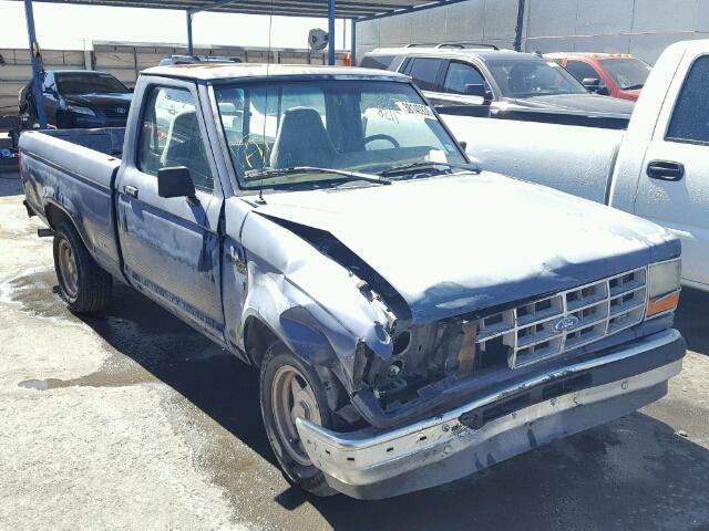 1FTCR10A0NUC34477 - 1992 FORD RANGER BLUE photo 1