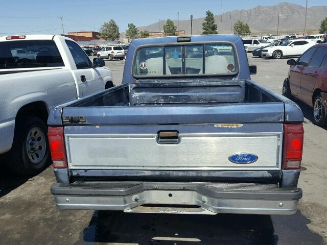 1FTCR10A0NUC34477 - 1992 FORD RANGER BLUE photo 6