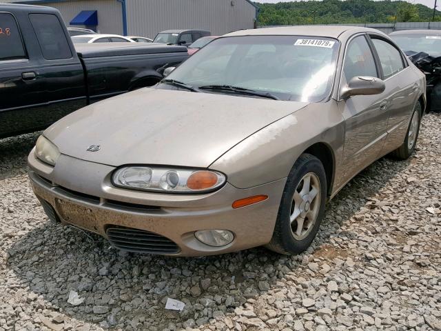 1G3GR62H314102106 - 2001 OLDSMOBILE AURORA TAN photo 2