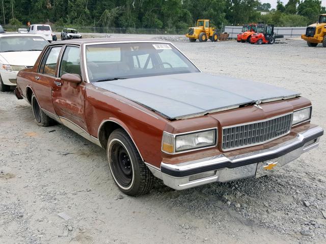 1G1BN51E7KB165424 - 1989 CHEVROLET CAPRICE CL BROWN photo 1