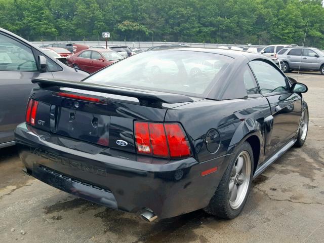 1FAFP42X44F166456 - 2004 FORD MUSTANG GT BLACK photo 4