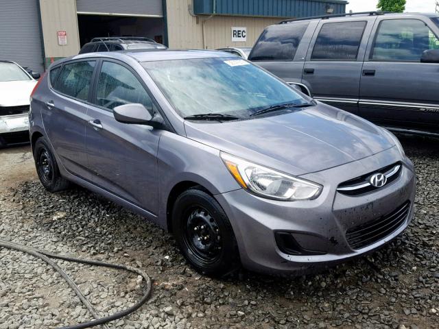 KMHCT5AE8FU213609 - 2015 HYUNDAI ACCENT GS GRAY photo 1