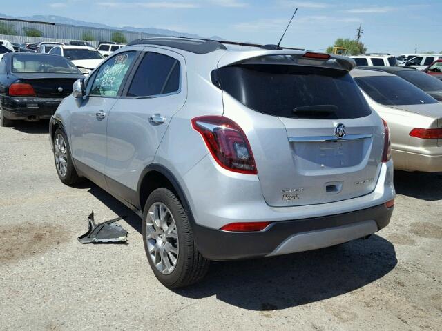 KL4CJ1SB9HB100882 - 2017 BUICK ENCORE SPO SILVER photo 3