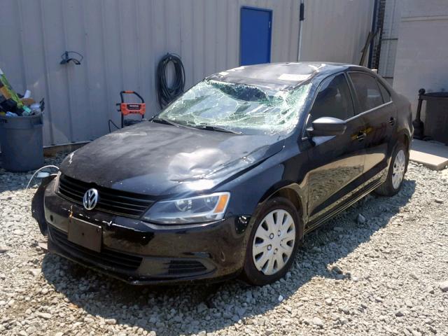 3VW2K7AJ7CM351568 - 2012 VOLKSWAGEN JETTA BASE 黑色 照片 2