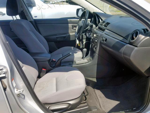 JM1BK344481785601 - 2008 MAZDA 3 HATCHBAC SILVER photo 5