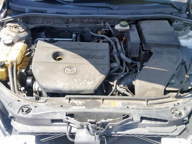 JM1BK344481785601 - 2008 MAZDA 3 HATCHBAC SILVER photo 7