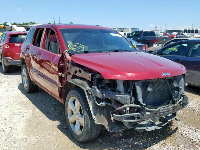 1C4RJEBT0CC362650 - 2012 JEEP GRAND CHER RED photo 1