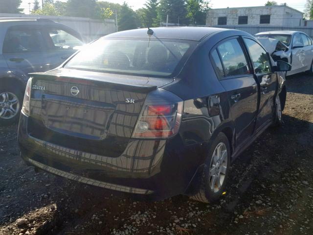 3N1AB6APXBL616102 - 2011 NISSAN SENTRA 2.0 BLACK photo 4