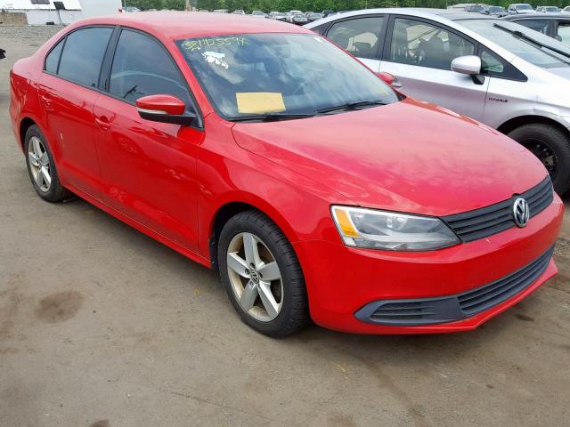 3VWLL7AJ4CM341274 - 2012 VOLKSWAGEN JETTA TDI RED photo 1