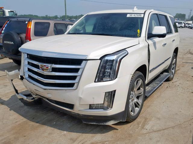 1GYS4NKJ6FR552424 - 2015 CADILLAC ESCALADE P WHITE photo 2