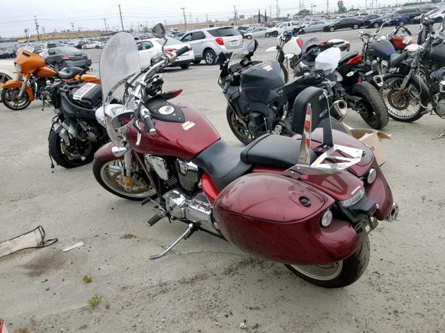 1HFSC46H85A300221 - 2005 HONDA VTX1800 F3 BURGUNDY photo 3