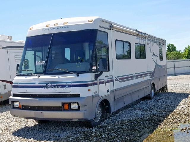 1GBLP37J0V3306795 - 1997 WINNEBAGO ADVENTURER WHITE photo 2