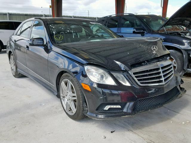 WDDHF5GB2BA369211 - 2011 MERCEDES-BENZ E 350 BLACK photo 1