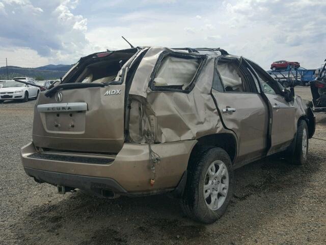 2HNYD18874H532090 - 2004 ACURA MDX TOURIN BEIGE photo 4