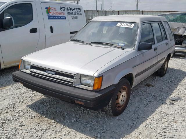 JT2AL32V7F3586945 - 1985 TOYOTA TERCEL DEL SILVER photo 2