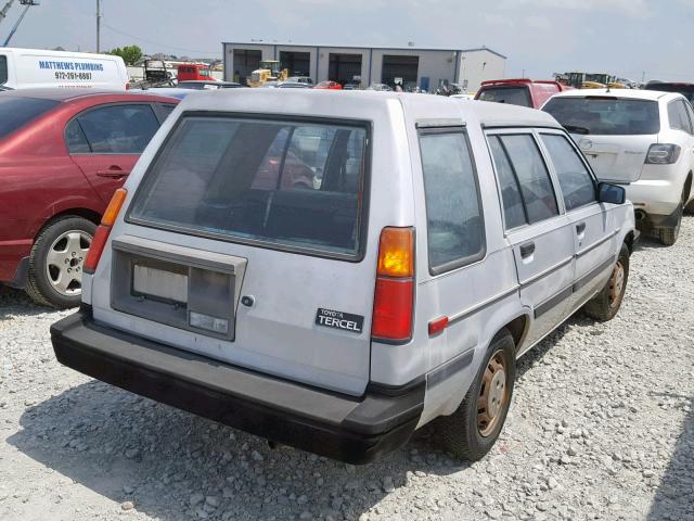 JT2AL32V7F3586945 - 1985 TOYOTA TERCEL DEL SILVER photo 4