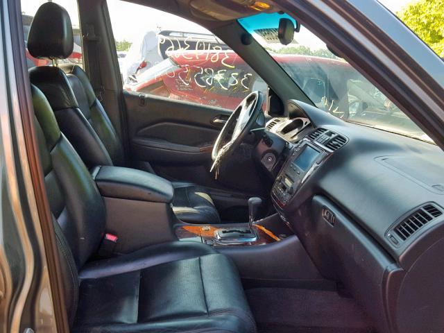 2HNYD18661H525335 - 2001 ACURA MDX TOURIN GRAY photo 5