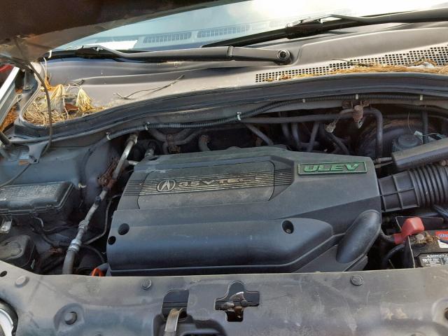 2HNYD18661H525335 - 2001 ACURA MDX TOURIN GRAY photo 7