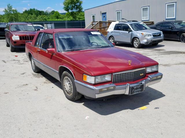 1G6CD1332L4301530 - 1990 CADILLAC DEVILLE RED photo 1
