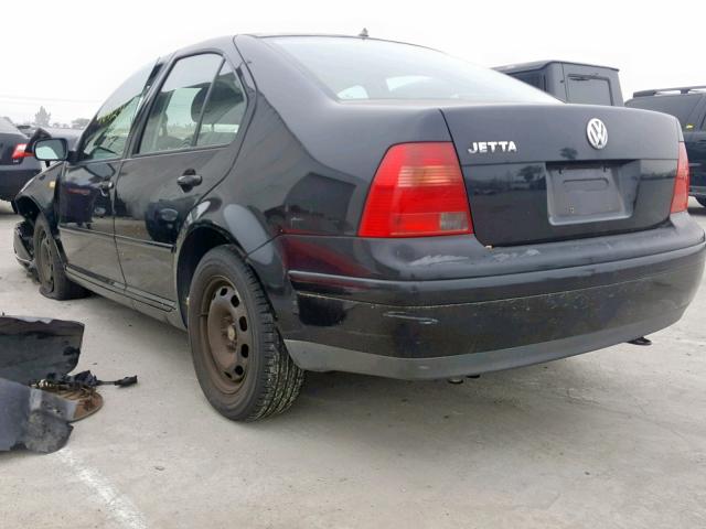 3VWRC29M7YM063652 - 2000 VOLKSWAGEN JETTA GL BLACK photo 3