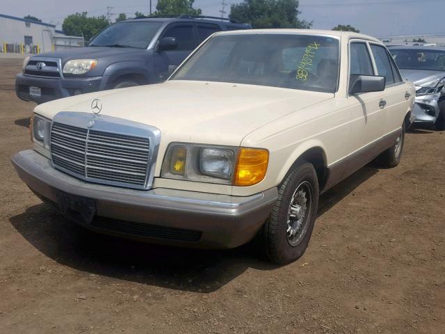 WDBCA32D8FA144814 - 1985 MERCEDES-BENZ 380 SE CREAM photo 2