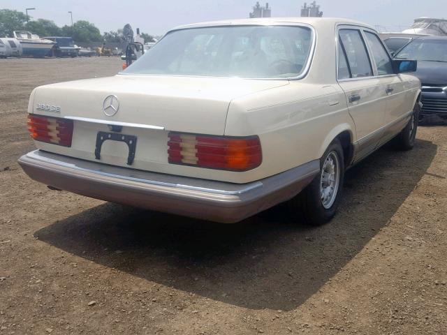 WDBCA32D8FA144814 - 1985 MERCEDES-BENZ 380 SE CREAM photo 4