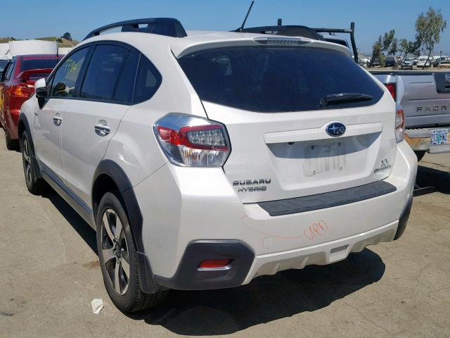 JF2GPBCCXEH259133 - 2014 SUBARU XV CROSSTR WHITE photo 3