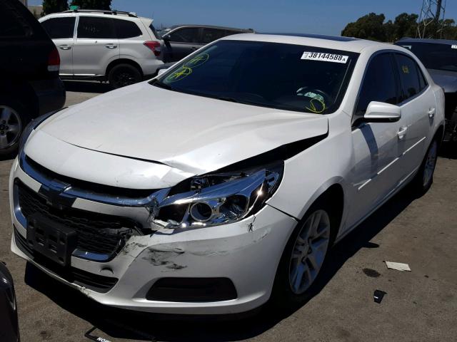 1G11C5SL4FU146704 - 2015 CHEVROLET MALIBU 1LT WHITE photo 2