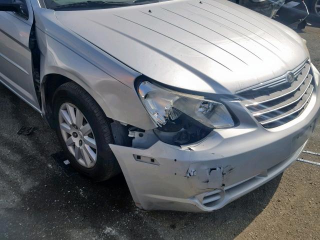 1C3LC46B99N517290 - 2009 CHRYSLER SEBRING LX SILVER photo 9