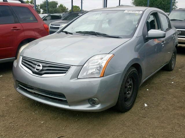 3N1AB6AP4AL681266 - 2010 NISSAN SENTRA 2.0 GRAY photo 2