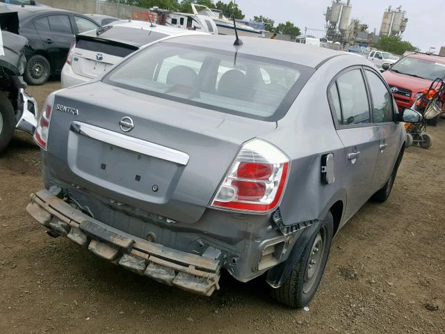 3N1AB6AP4AL681266 - 2010 NISSAN SENTRA 2.0 GRAY photo 4