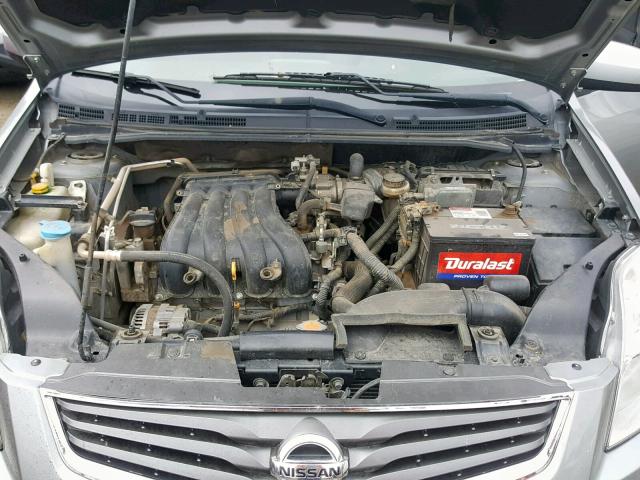 3N1AB6AP4AL681266 - 2010 NISSAN SENTRA 2.0 GRAY photo 7