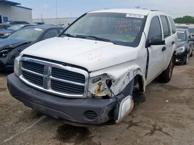 1D4HD38K15F536090 - 2005 DODGE DURANGO ST WHITE photo 2