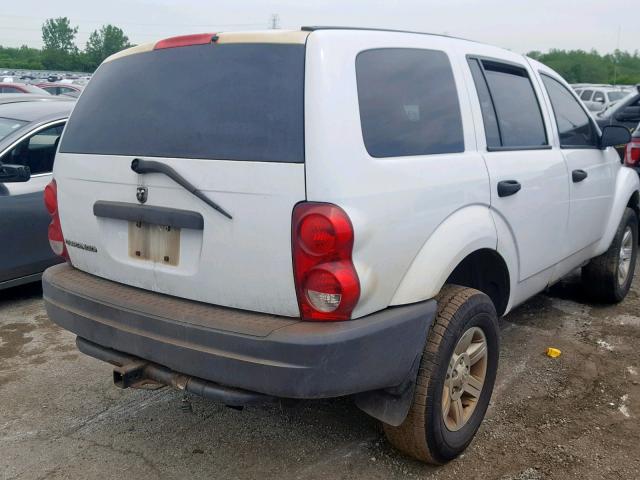 1D4HD38K15F536090 - 2005 DODGE DURANGO ST WHITE photo 4