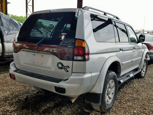 JA4LS31R73J048755 - 2003 MITSUBISHI MONTERO SP SILVER photo 4