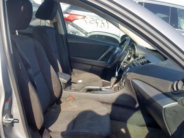 JM1BL1VGXB1478483 - 2011 MAZDA 3 I SILVER photo 5